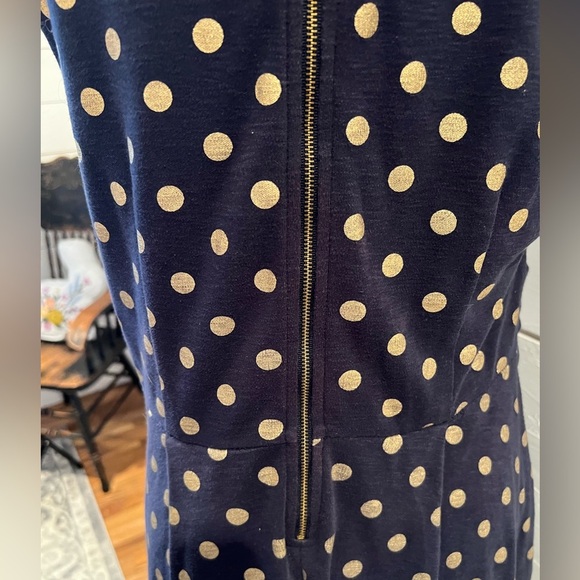Maeve by Anthropologie Navy Polka Dot Wrap Dress, size large, see pics, EUC - Picture 4 of 7